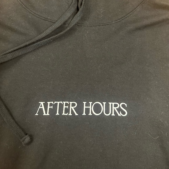 The Weeknd RARE After Hours Never Coming Down Black Pullover Hoodie Size Small - Picture 4 of 7